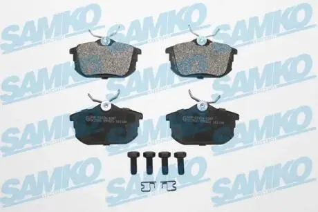 Гальмівні колодки, дискове гальмо (набір) SAMKO 5SP621