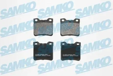 Гальмівні колодки, дискове гальмо (набір) SAMKO 5SP622