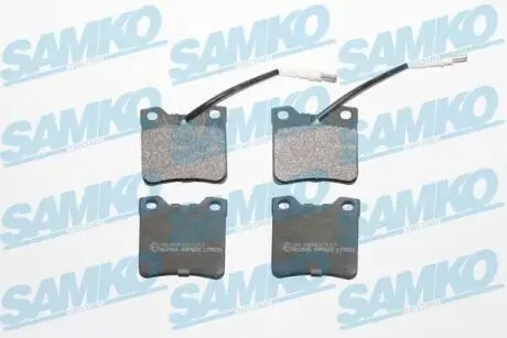 Гальмівні колодки, дискове гальмо (набір) SAMKO 5SP623