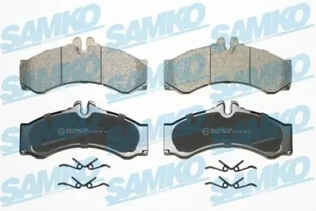 Гальмівні колодки, дискове гальмо (набір) SAMKO 5SP633