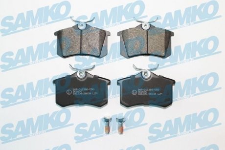 Комплект дисковых тормозных колодок. FORD/SEAT/VW SAMKO 5SP634 (фото 1)