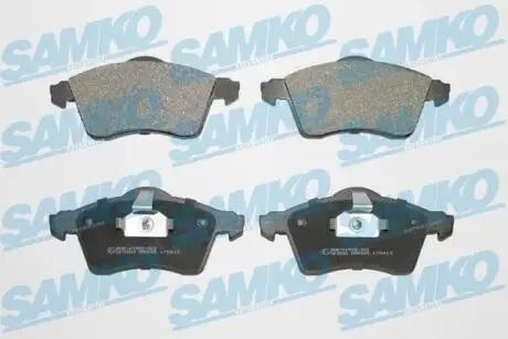 Колодки передні R15, 96-03 (тип ATE) SAMKO 5SP645