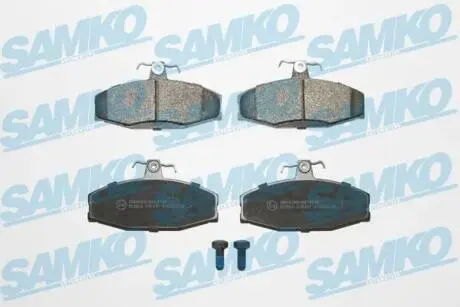 Гальмівні колодки, дискове гальмо (набір) SAMKO 5SP651
