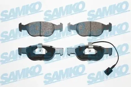 Гальмівні колодки, дискове гальмо (набір) SAMKO 5SP652