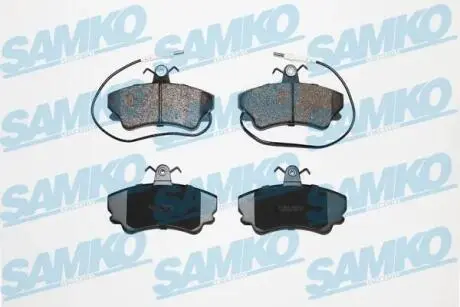 Гальмівні колодки, дискове гальмо (набір) SAMKO 5SP653