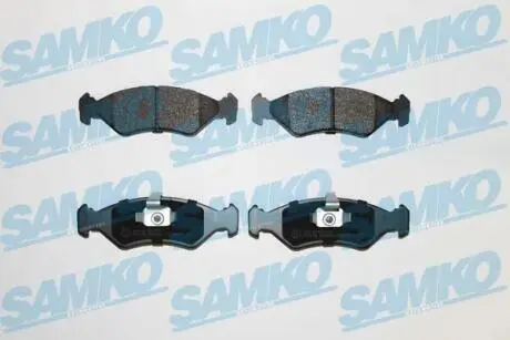 Гальмівні колодки, дискове гальмо (набір) SAMKO 5SP655