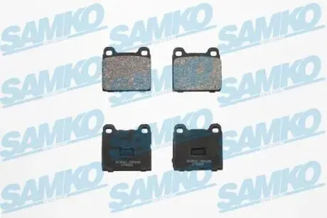 Гальмівні колодки, дискове гальмо (набір) SAMKO 5SP659
