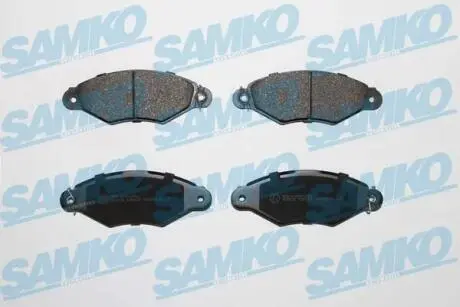Гальмівні колодки, дискове гальмо (набір) SAMKO 5SP662