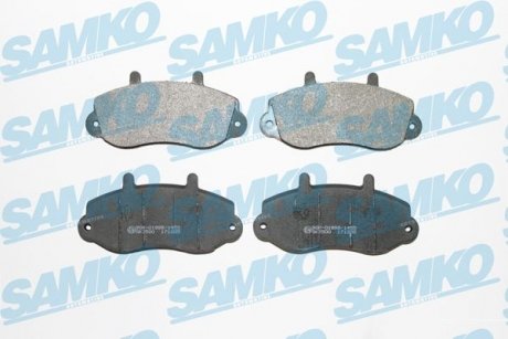 Тормозные колодки передние 98-06 R15 (тип BENDIX) SAMKO 5SP663 (фото 1)