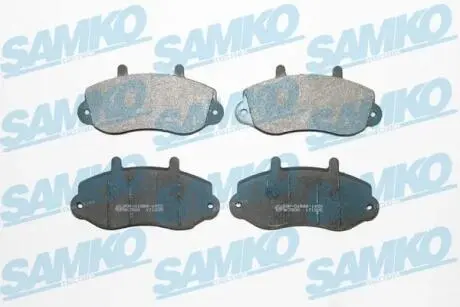 Колодки гальмівні передні 98-06 R15 (тип BENDIX) SAMKO 5SP663