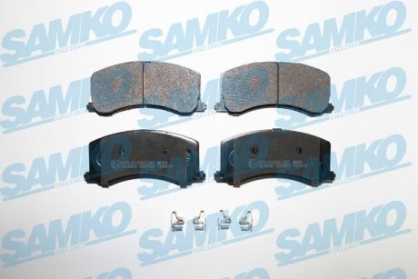 Тормозные колодки, дисковый тормоз.) SAMKO 5SP665 (фото 1)