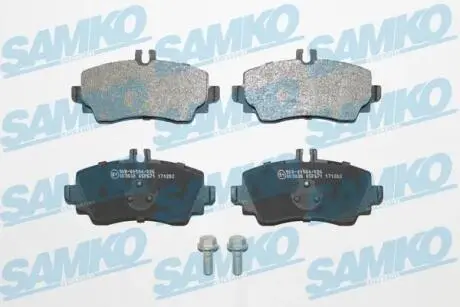 Гальмівні колодки, дискове гальмо (набір) SAMKO 5SP671
