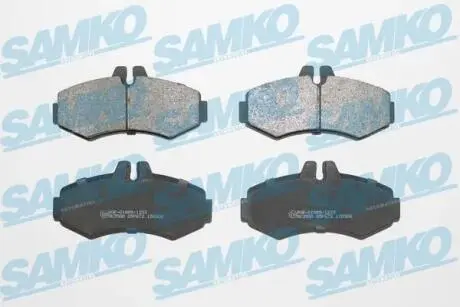 Гальмівні колодки, дискове гальмо (набір) SAMKO 5SP672