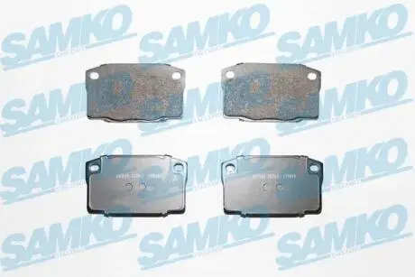 Гальмівні колодки, дискове гальмо (набір) SAMKO 5SP681