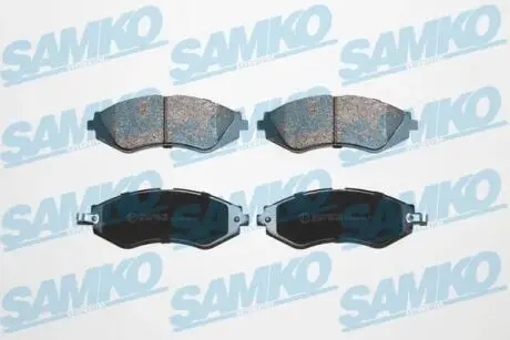 Гальмівні колодки, дискове гальмо (набір) SAMKO 5SP682
