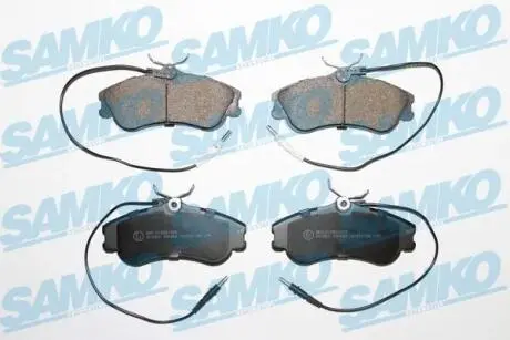 Гальмівні колодки, дискове гальмо (набір) SAMKO 5SP683