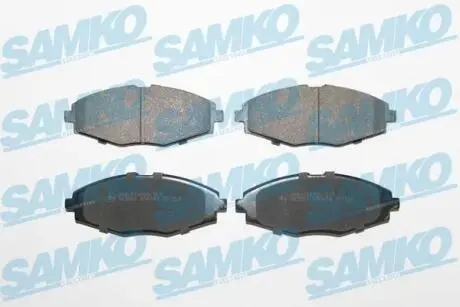 Гальмівні колодки, дискове гальмо (набір) SAMKO 5SP693