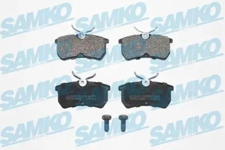 Гальмівні колодки, дискове гальмо (набір) SAMKO 5SP697