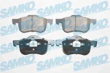 Гальмівні колодки, дискове гальмо (набір) SAMKO 5SP704