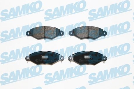 Тормозные колодки, дисковый тормоз.) SAMKO 5SP708 (фото 1)