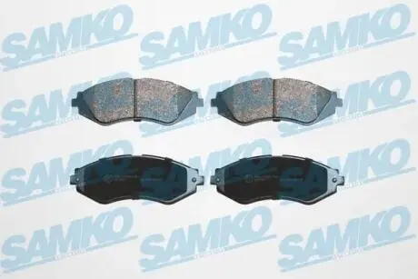Гальмівні колодки, дискове гальмо (набір) SAMKO 5SP710