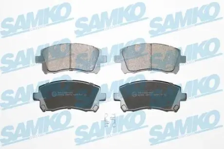 Гальмівні колодки, дискове гальмо (набір) SAMKO 5SP713