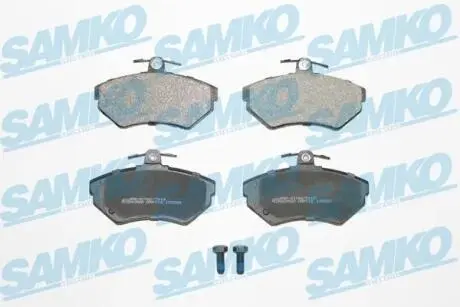 Гальмівні колодки, дискове гальмо (набір) SAMKO 5SP718