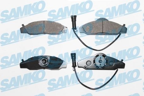 Тормозные колодки, дисковый тормоз.) SAMKO 5SP721 (фото 1)