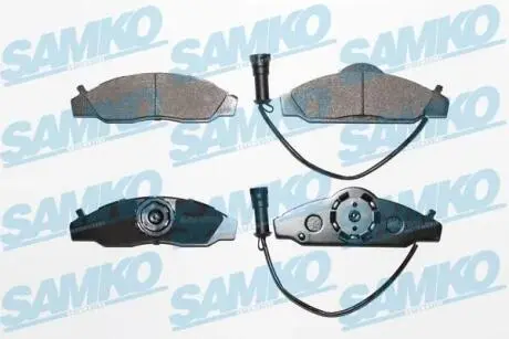 Тормозные колодки, дисковый тормоз.) SAMKO 5SP721