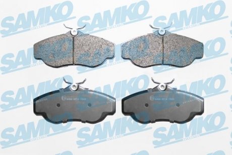 Тормозные колодки, дисковый тормоз.) SAMKO 5SP728 (фото 1)