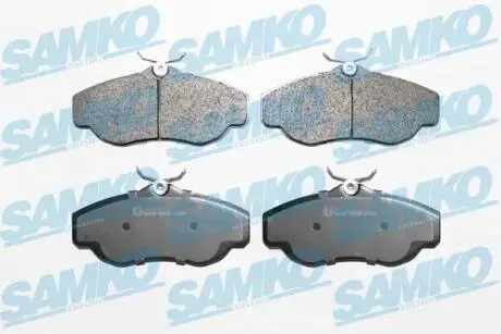 Гальмівні колодки, дискове гальмо (набір) SAMKO 5SP728