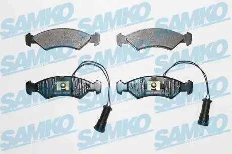 Тормозные колодки, дисковый тормоз.) SAMKO 5SP734