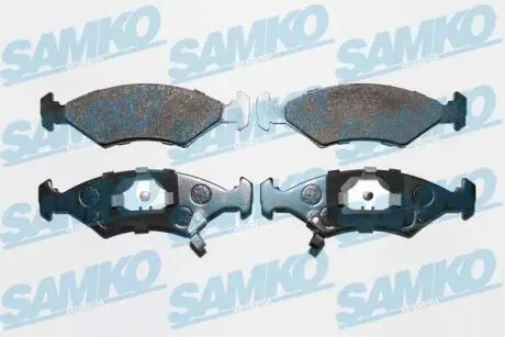 Гальмівні колодки, дискове гальмо (набір) SAMKO 5SP737