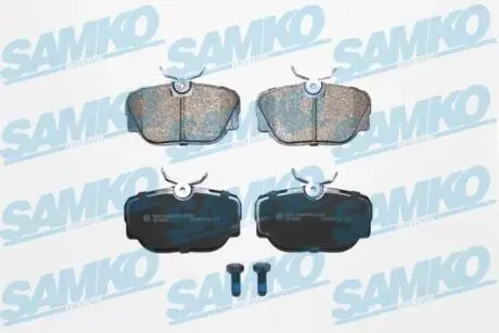 Гальмівні колодки, дискове гальмо (набір) SAMKO 5SP739