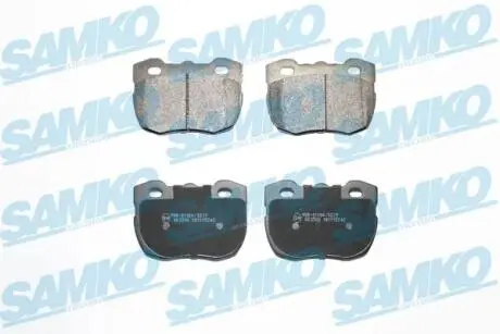 Гальмівні колодки, дискове гальмо (набір) SAMKO 5SP742