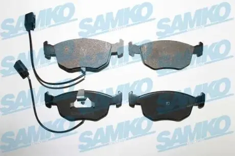 Гальмівні колодки, дискове гальмо (набір) SAMKO 5SP745