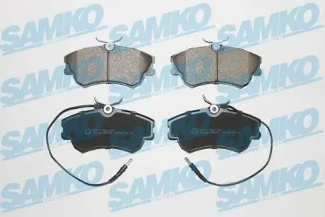 Гальмівні колодки, дискове гальмо (набір) SAMKO 5SP750
