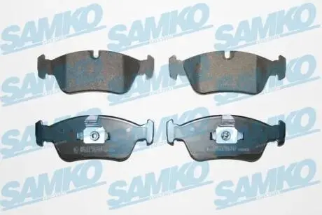 Гальмівні колодки, дискове гальмо (набір) SAMKO 5SP757