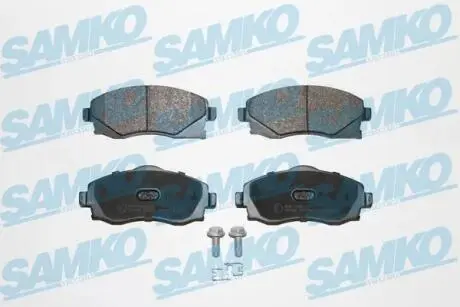 Тормозные колодки, дисковый тормоз.) SAMKO 5SP758