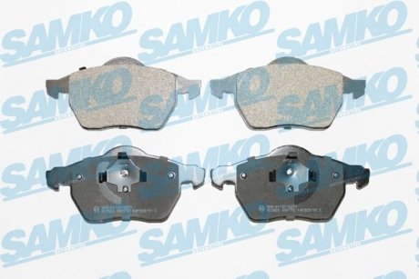 Тормозные колодки, дисковый тормоз.) SAMKO 5SP772 (фото 1)