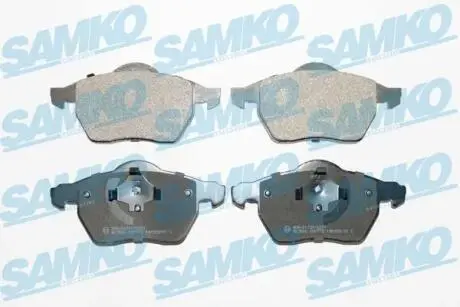 Гальмівні колодки, дискове гальмо (набір) SAMKO 5SP772