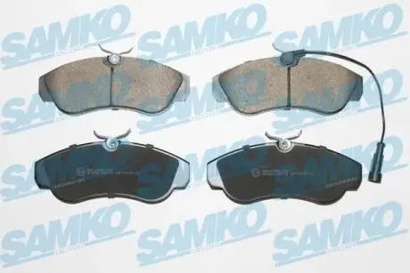 Гальмівні колодки, дискове гальмо (набір) SAMKO 5SP774