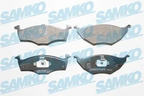Гальмівні колодки, дискове гальмо (набір) SAMKO 5SP776
