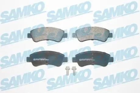 Колодки тормозные передние 01- (тип Bosch) SAMKO 5SP789