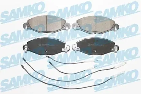Тормозные колодки, дисковый тормоз.) SAMKO 5SP799
