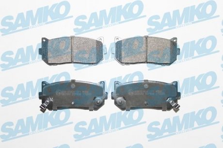 Тормозные колодки, дисковый тормоз.) SAMKO 5SP808 (фото 1)