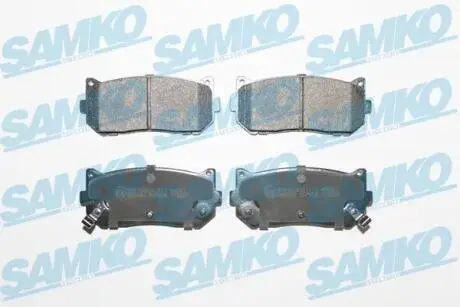 Гальмівні колодки, дискове гальмо (набір) SAMKO 5SP808