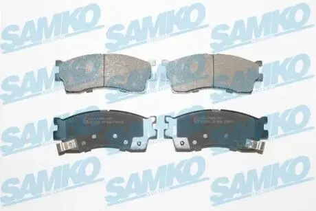 Гальмівні колодки, дискове гальмо (набір) SAMKO 5SP809