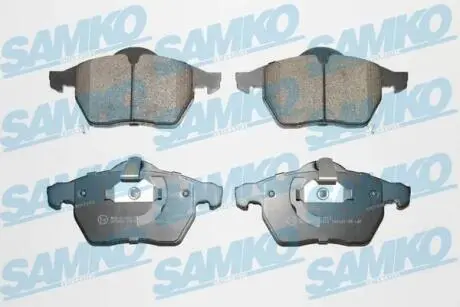 Гальмівні колодки, дискове гальмо (набір) SAMKO 5SP812