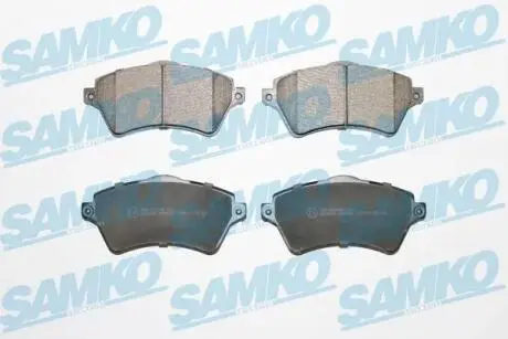 Комплект гальмівних колодок дискові FREELANDER SAMKO 5SP833
